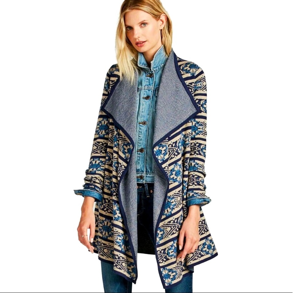 Lucky Brand Draped Cardigan Sweater